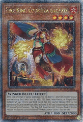 Fire King Courtier Ulcanix - ROTA-EN098 (Quarter Century Secret Rare) - 1st Edition